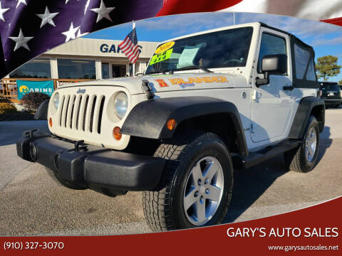 2010 Jeep Wrangler for sale at Gary's Auto Sales in Sneads Ferry NC