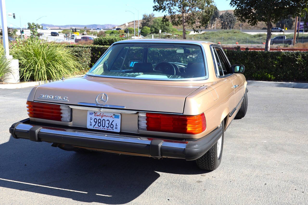 1981 Mercedes-Benz 380-Class for sale at DE AUTOS INC in San Juan Capistrano, CA