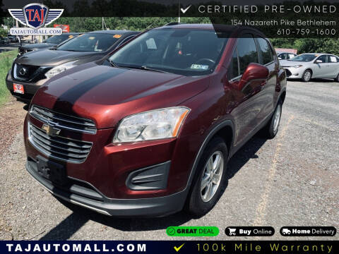 2016 Chevrolet Trax for sale at Taj Auto Mall in Bethlehem PA