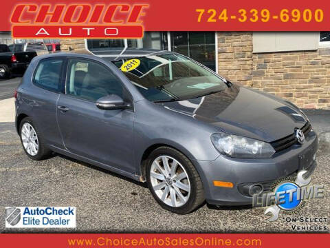 2011 Volkswagen Golf for sale at CHOICE AUTO SALES in Murrysville PA