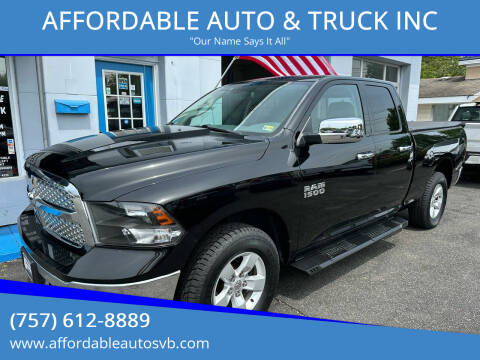 2013 RAM 1500 for sale at AFFORDABLE AUTO & TRUCK INC in Virginia Beach VA