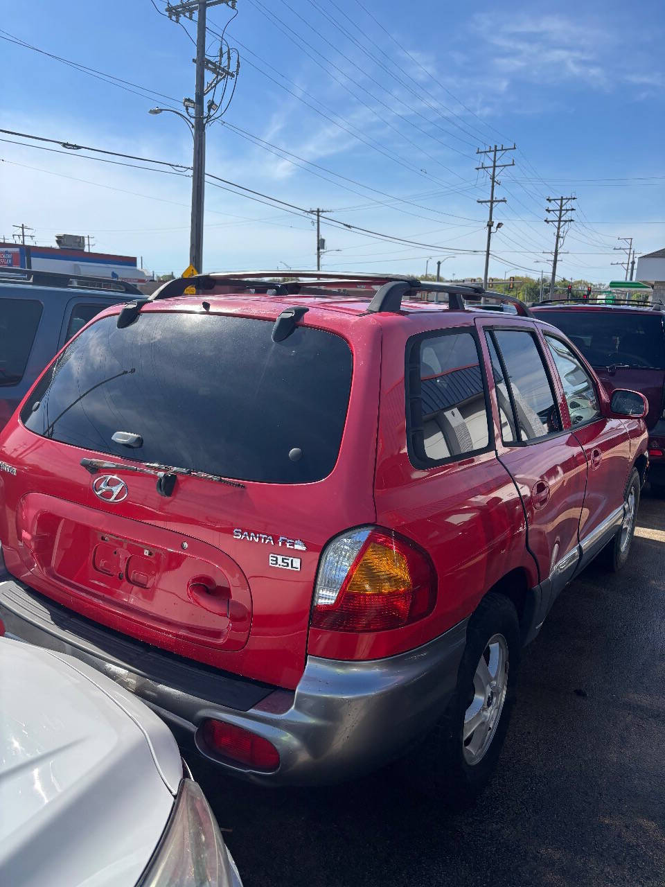 Red 2004 Hyundai SANTA FE GLS GLS 4dr SUV 2