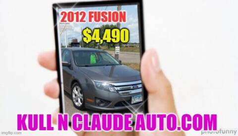 2012 Ford Fusion for sale at Kull N Claude Auto Sales in Saint Cloud MN