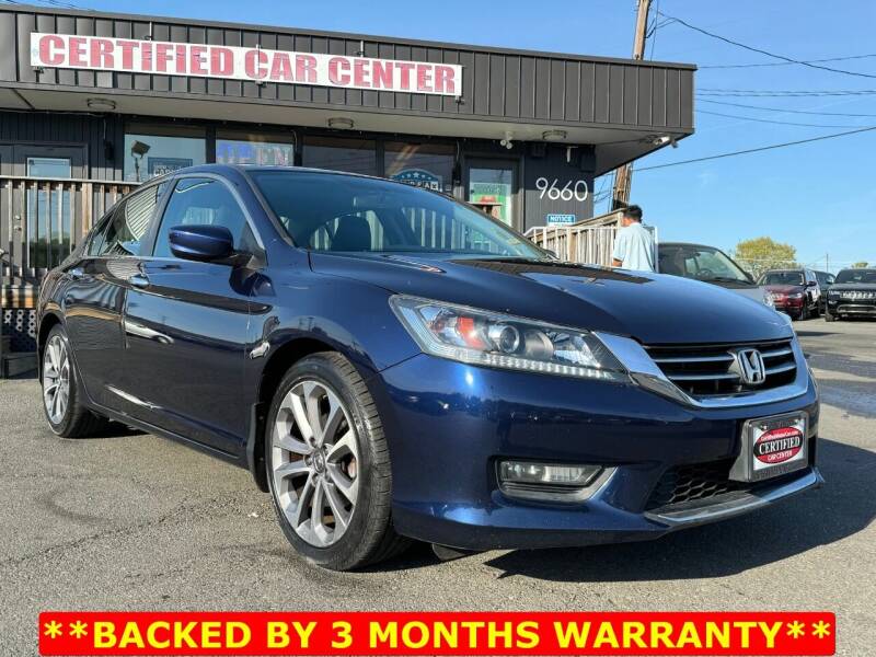 2014 Honda Accord for sale at CERTIFIED CAR CENTER in Fairfax VA