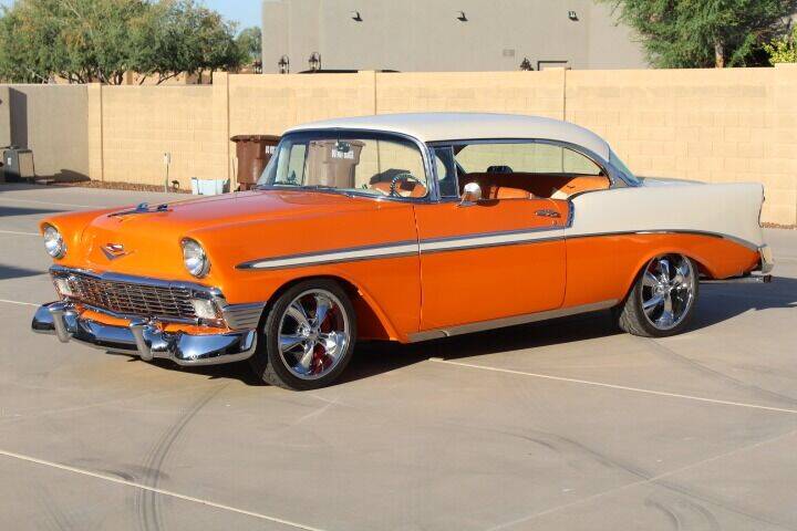 1956 Chevrolet Bel Air for sale at CLASSIC SPORTS & TRUCKS in Peoria AZ