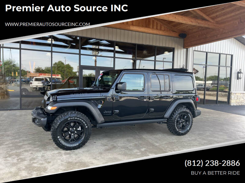 2022 Jeep Wrangler Unlimited for sale at Premier Auto Source INC in Terre Haute IN