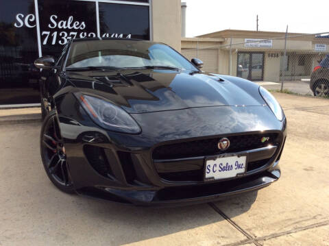 2016 Jaguar F-TYPE for sale at SC SALES INC in Houston TX