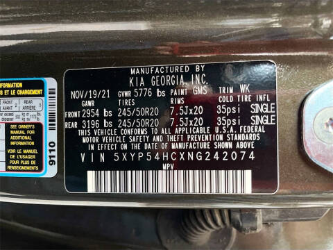 2022 Kia Telluride SX