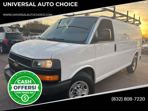 2018 Chevrolet Express for sale at UNIVERSAL AUTO CHOICE in Houston TX