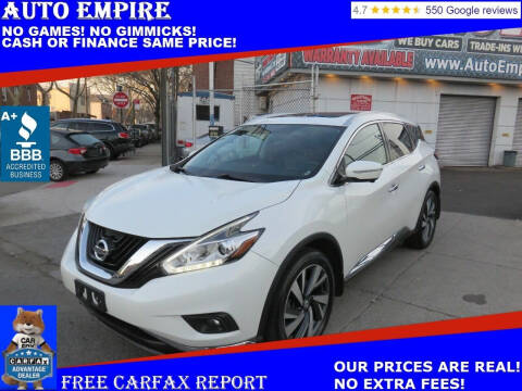 2015 Nissan Murano for sale at Auto Empire in Brooklyn NY