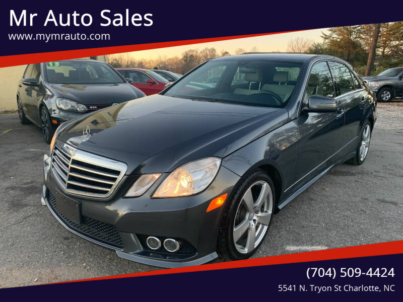 2010 Mercedes-Benz E-Class for sale at Mr Auto Sales in Charlotte NC