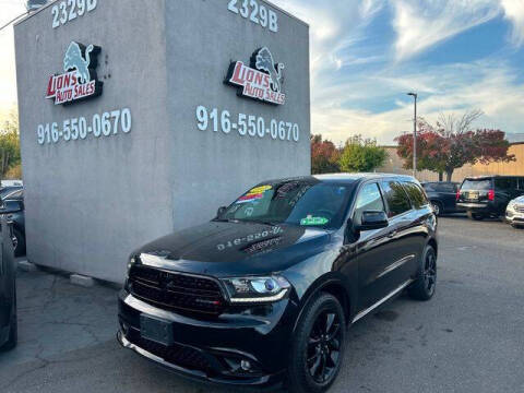 2018 Dodge Durango for sale at LIONS AUTO SALES in Sacramento CA