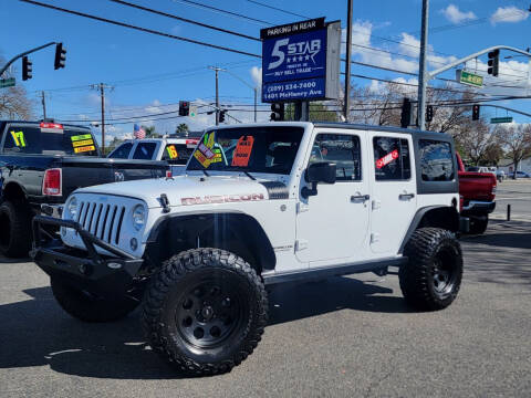 2014 Jeep Wrangler Unlimited for sale at 5 Star Modesto Inc in Modesto CA