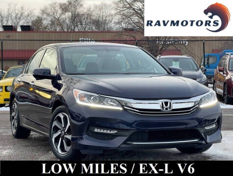 2017 Honda Accord for sale at RAVMOTORS- Burnsville in Burnsville MN