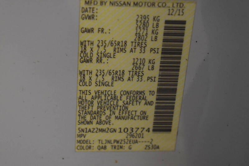 2016 Nissan Murano SV