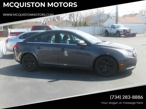 2011 Chevrolet Cruze for sale at MCQUISTON MOTORS in Wyandotte MI