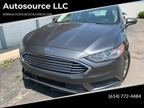 2017 Ford Fusion for sale at Autosource LLC in Columbus OH