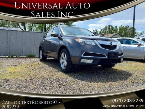2010 Acura MDX for sale at Universal Auto Sales in Salem OR