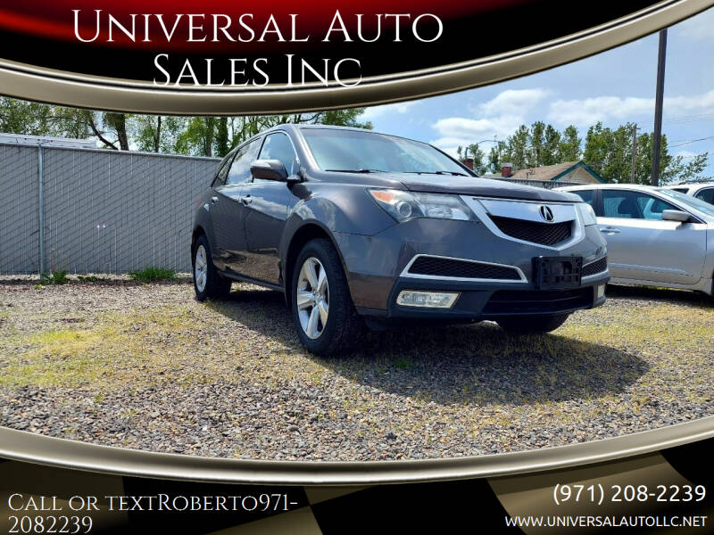 2010 Acura MDX for sale at Universal Auto Sales Inc in Salem OR