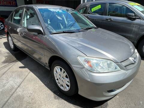 2004 Honda Civic for sale at DEALS ON WHEELS in Newark NJ