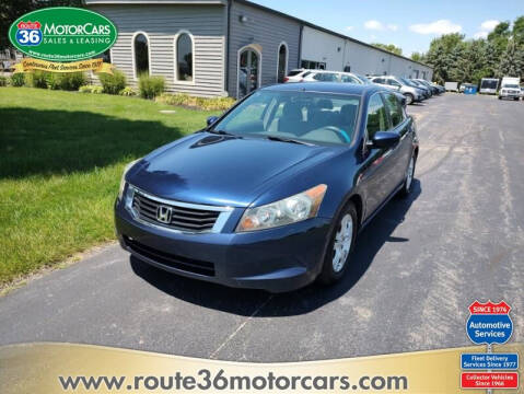 2009 Honda Accord for sale at ROUTE 36 MOTORCARS in Dublin OH