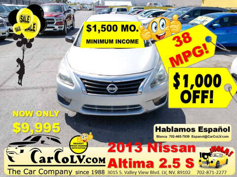 2013 Nissan Altima for sale at The Car Company in Las Vegas NV