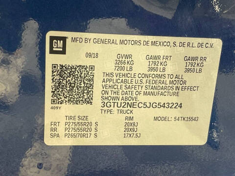 2018 GMC Sierra 1500