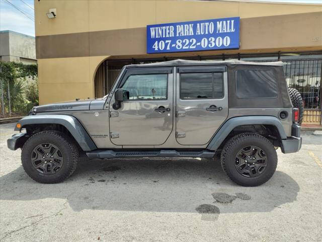 2016 Jeep Wrangler Unlimited for sale at Winter Park Auto Mall in Orlando, FL