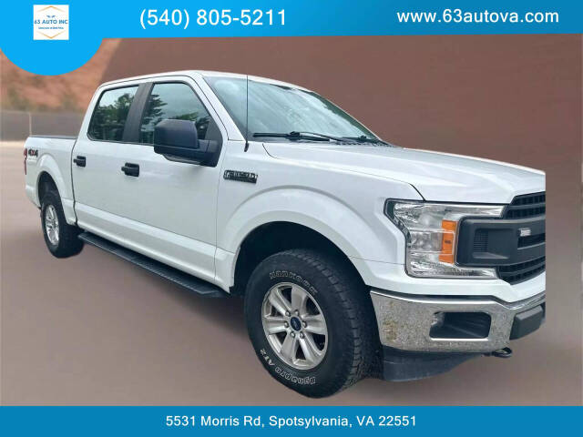 2018 Ford F-150 for sale at 63 Auto Inc in Spotsylvania, VA