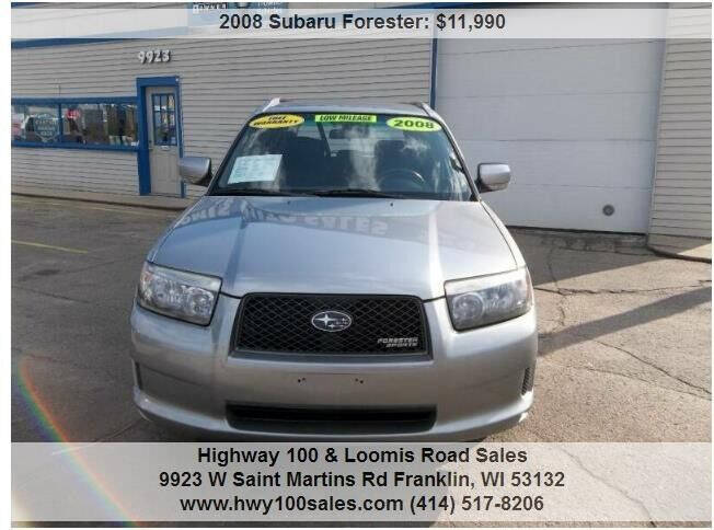 2008 Subaru Forester for sale at Highway 100 & Loomis Road Sales in Franklin WI