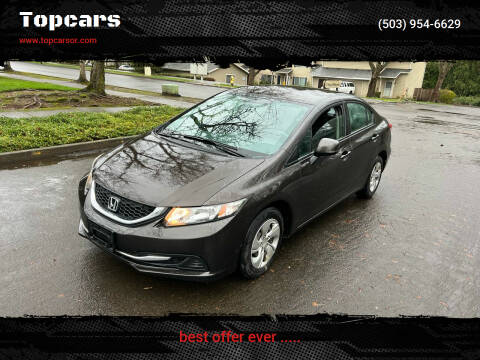 2013 Honda Civic for sale at Topcars in Wilsonville OR