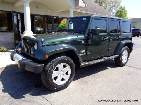 2011 Jeep Wrangler Unlimited for sale at DEALS UNLIMITED INC in Portage MI