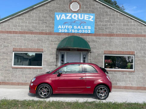 2012 FIAT 500c for sale at VAZQUEZ AUTO SALES in Bloomington IL