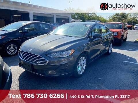 2019 Ford Fusion for sale at AUTOSHOW SALES & SERVICE in Plantation FL