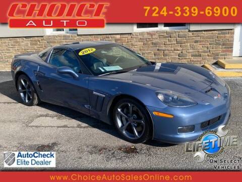 2012 Chevrolet Corvette for sale at CHOICE AUTO SALES in Murrysville PA