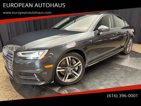 2017 Audi A4 for sale at EUROPEAN AUTOHAUS in Holland MI