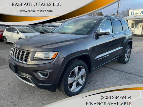 2015 Jeep Grand Cherokee for sale at RABI AUTO SALES LLC in Garden City ID