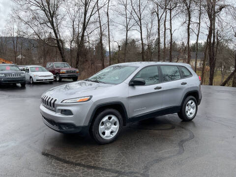 2014 Jeep Cherokee for sale at AFFORDABLE AUTO SVC & SALES in Bath NY