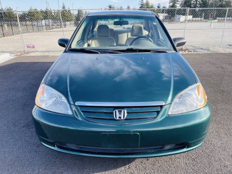 2002 Honda Civic for sale at Lion Motors LLC in Lakewood WA