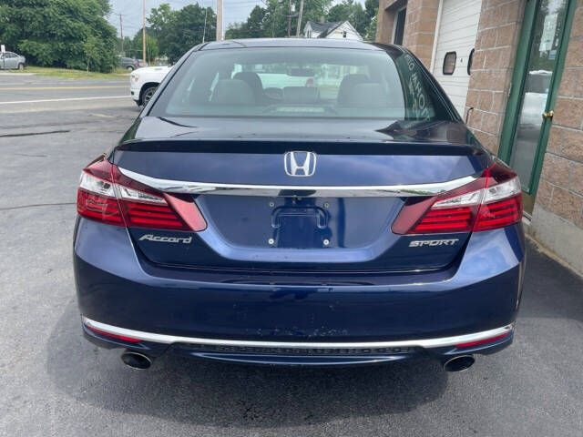 2016 Honda Accord for sale at New England Wholesalers in Springfield, MA