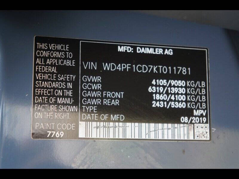 2019 Mercedes-Benz Sprinter