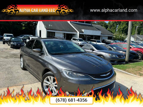 2016 Chrysler 200 for sale at Alpha Car Land LLC in Snellville GA