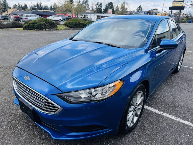 Used 2017 Ford Fusion SE with VIN 3FA6P0H72HR145596 for sale in Tacoma, WA