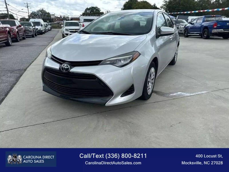 2018 Toyota Corolla for sale at Carolina Direct Auto Sales in Mocksville NC
