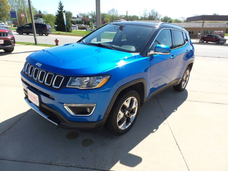 Used 2019 Jeep Compass Limited with VIN 3C4NJDCB6KT602396 for sale in Anamosa, IA