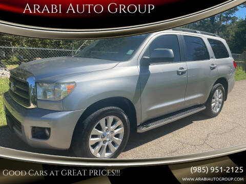 2008 Toyota Sequoia for sale at Arabi Auto Group in Lacombe LA