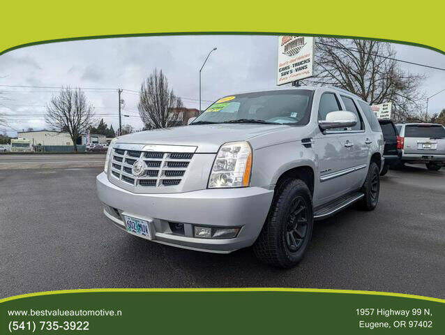 2010 Cadillac Escalade for sale at Best Value Automotive in Eugene OR
