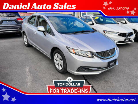 2013 Honda Civic for sale at Daniel Auto Sales in Yonkers NY