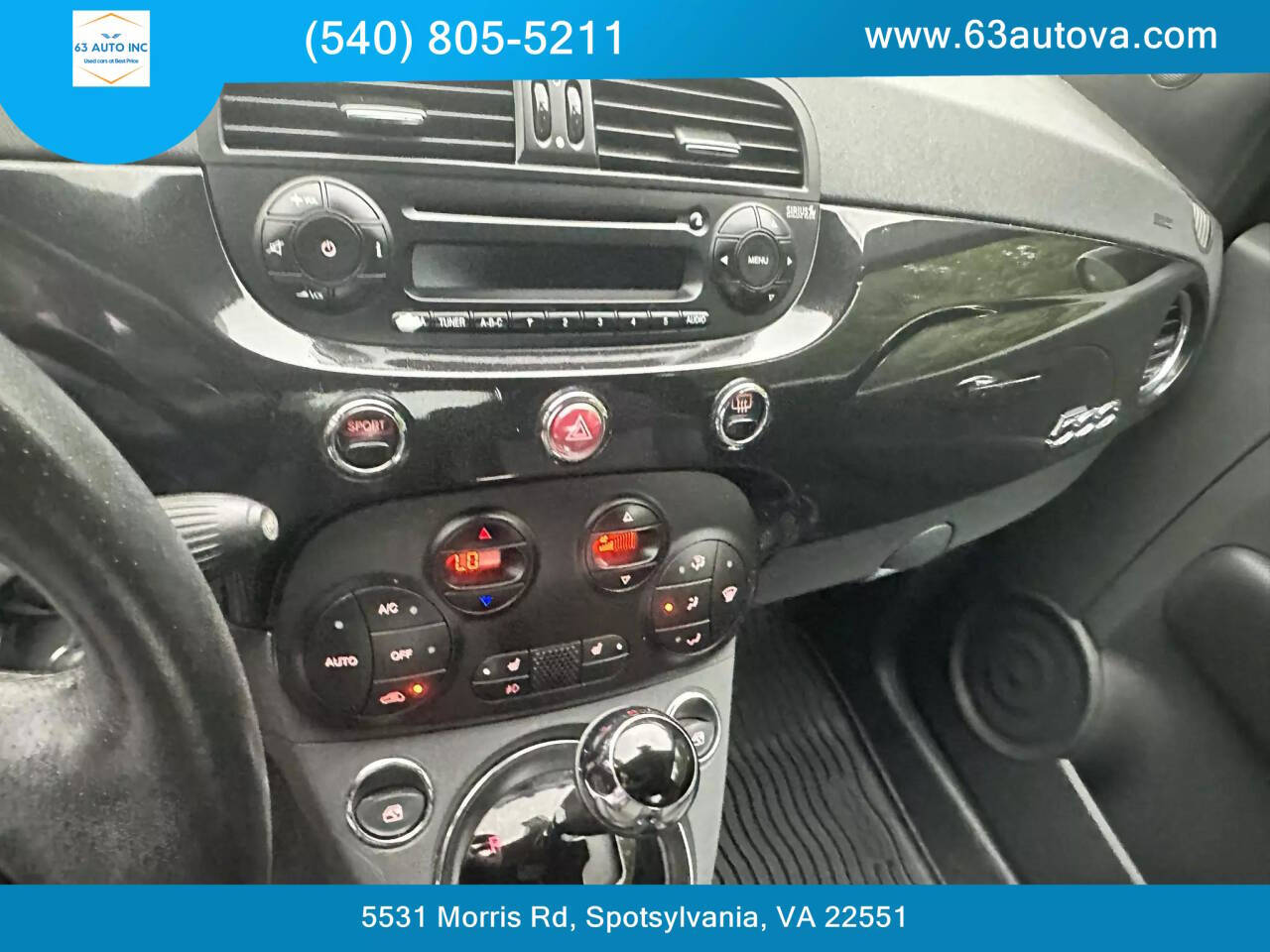 2013 FIAT 500 for sale at 63 Auto Inc in Spotsylvania, VA