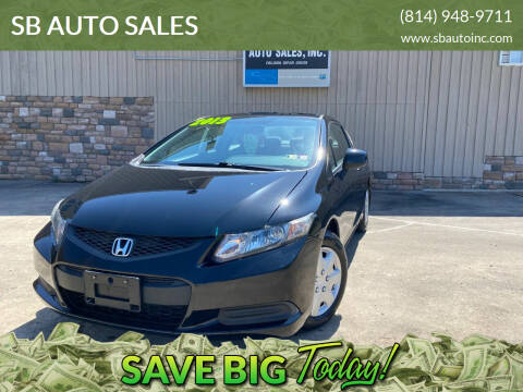 2013 Honda Civic for sale at SB AUTO SALES in Northern Cambria PA
